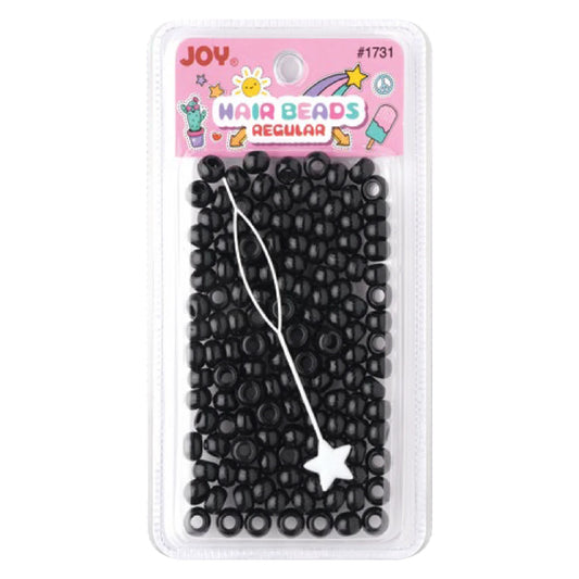Annie International:Joy Round Beads Regular Size 200Ct Black