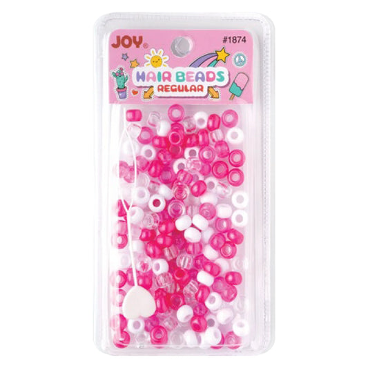 Annie International:Joy Round Plastic Beads Regular Size 200Ct Asst Color