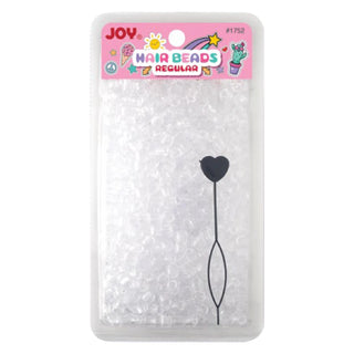 Joy Round Beads Regular Size 1000Ct Clear