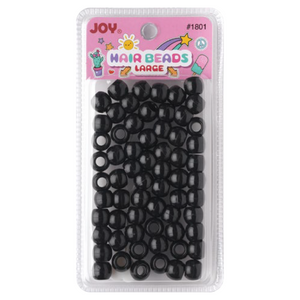 
                  
                    Load image into Gallery viewer, Joy Large Hair Beads 60Ct Black
                  
                