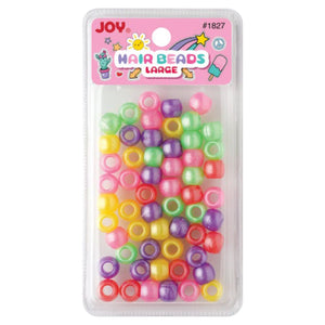 
                  
                    Load image into Gallery viewer, Joy Large Hair Beads 60Ct Asst Pastel
                  
                