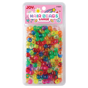 
                  
                    Load image into Gallery viewer, Joy Large Hair Beads 240Ct Clear Asst Color Beads Joy   
                  
                