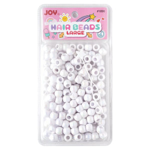 
                  
                    갤러리 뷰어에 이미지 로드, Joy Large Hair Beads 240Ct White Beads Joy   
                  
                