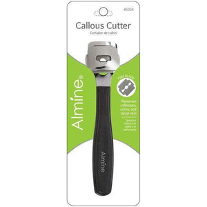 Almine Callous Cutter Asst Color with extra blade for removing corns, callouses, and hard skin easily.
