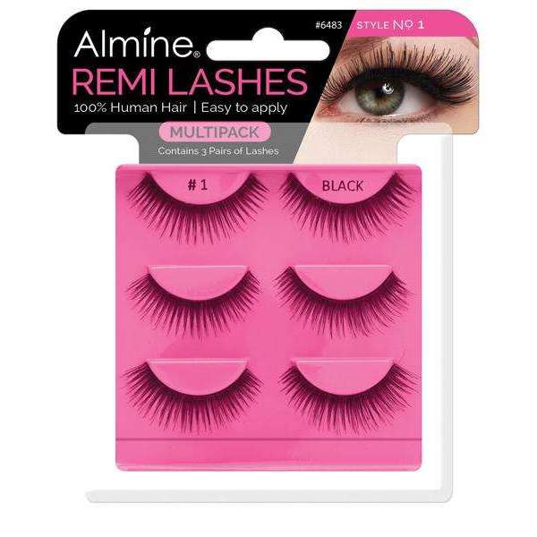 Almine - Almine Eyelashes Multipack (Style No. 1) 3ct - Annie International