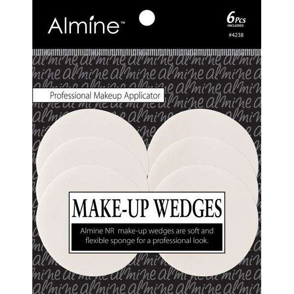 Almine Makeup Wedges 6Ct Round Shape Makeup Sponges Almine   