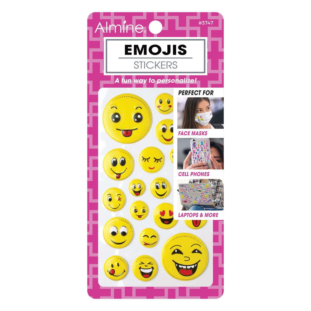 
                  
                    Load image into Gallery viewer, Almine - Almine Mask Sticker w Emojis, Assorted - Annie International
                  
                