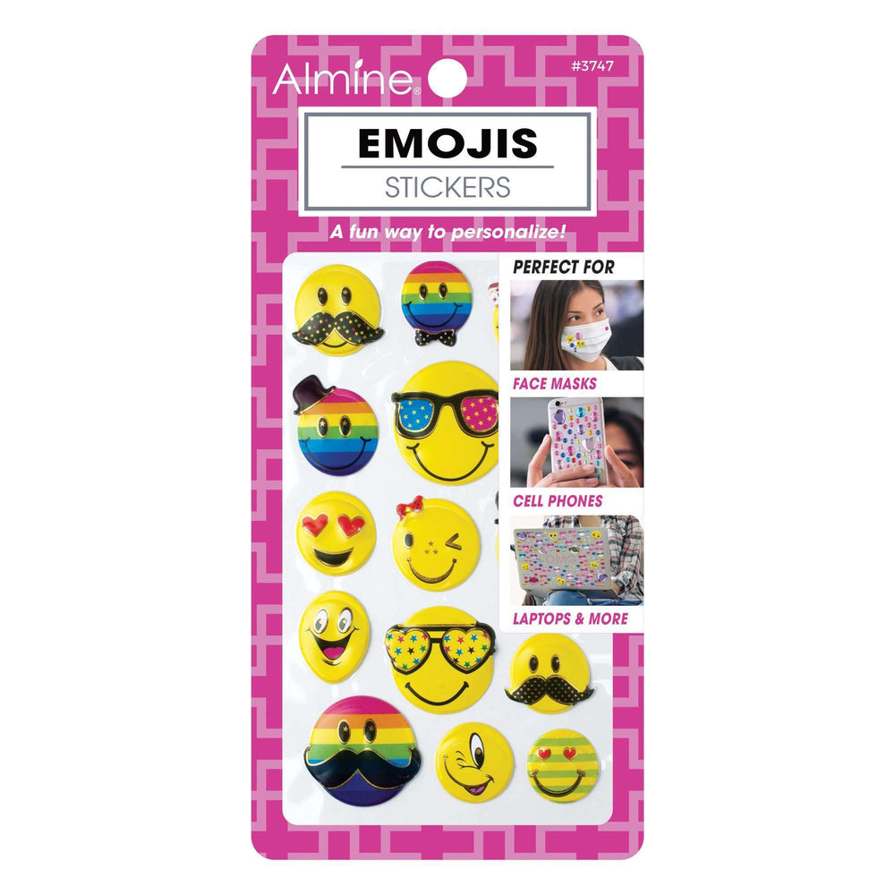 
                  
                    갤러리 뷰어에 이미지 로드, Almine Mask Sticker w Emojis, Assorted Face Masks Almine Rainbow and Yellow  
                  
                