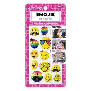 
                  
                    갤러리 뷰어에 이미지 로드, Almine Mask Sticker w Emojis, Assorted Face Masks Almine Rainbow and Yellow  
                  
                