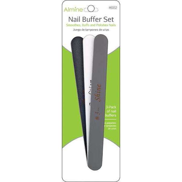 Almine Nail Buffer Set 3Ct Nail Buffers Almine   