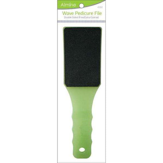 Almine Wave Pedicure File #5302 – 8.75", Fine/Extra Coarse, Green