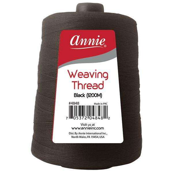 Annie Weaving Thread 1200 Meters Black