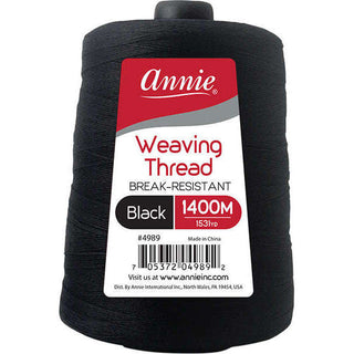 Annie Weaving Thread 1400 Meters Black