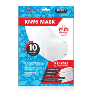 
                  
                    Load image into Gallery viewer, Annie - Annie 3D KN95 Face Mask Size Large 10ct White - Annie International
                  
                
