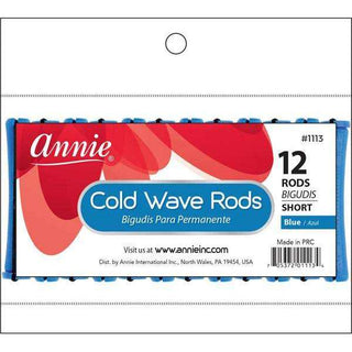 Annie Cold Wave Rods 쇼트 12Ct 블루