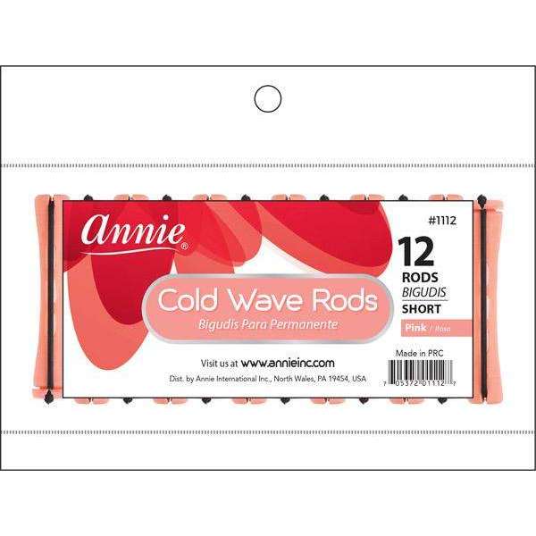 Annie Cold Wave Rods Short 12Ct Pink Cold Wave Rods Annie   