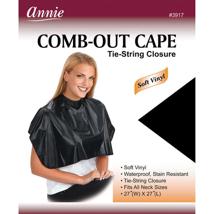 Annie International:Annie Comb-Out Cape Tie String Closure