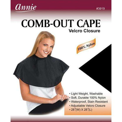 Annie International:Annie Comb-Out Cape Velcro Closure