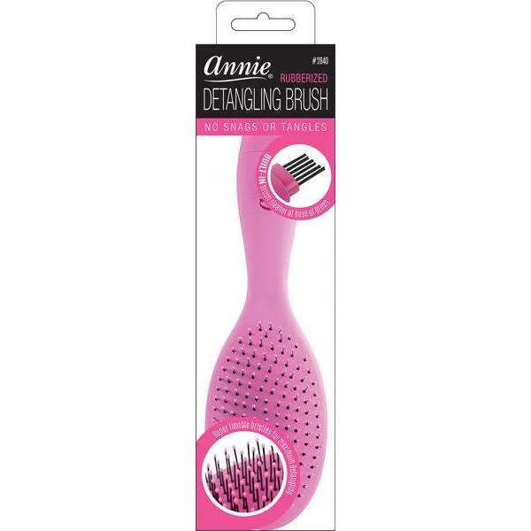 Annie Detangling Brush with Built-in Cleaner