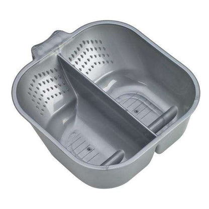 Annie Divided Tint Bowl with Rubber 700ml Grey Hair Coloring Accessories Annie   