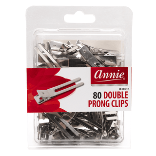 Annie Double Prong Clips 80Ct
