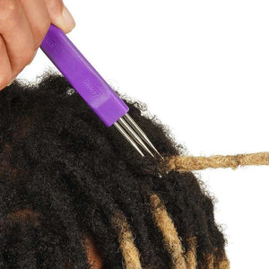 
                  
                    Load image into Gallery viewer, Annie Dreadlocks Crotchet Needle, 3-Hook (0.5mm) with Pik Wig Accessories Annie   
                  
                
