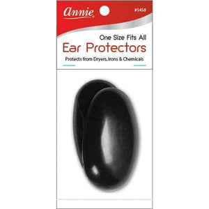 Annie Ear Protectors 2Ct Black Hair Coloring Accessories Annie   