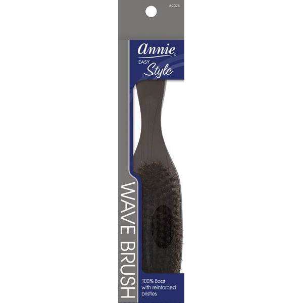 Annie Easy Style Professional Wave Brush 100 % Natural Boar Medium Bristle
