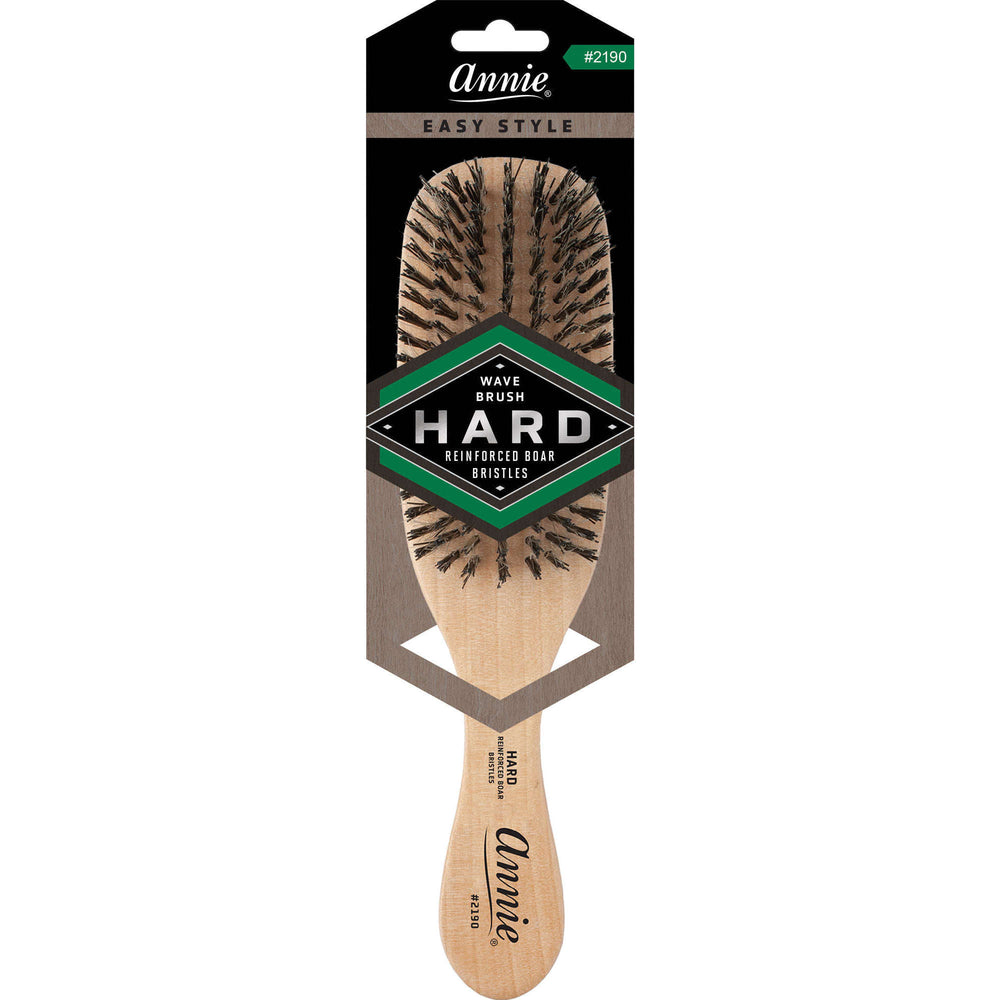 Annie Soft Wood Wave Boar Bristle Brush With Comb 8.5 inch – Annie