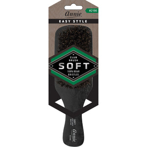 Annie International:Annie Easy Style Soft Boar Bristle Club Brush