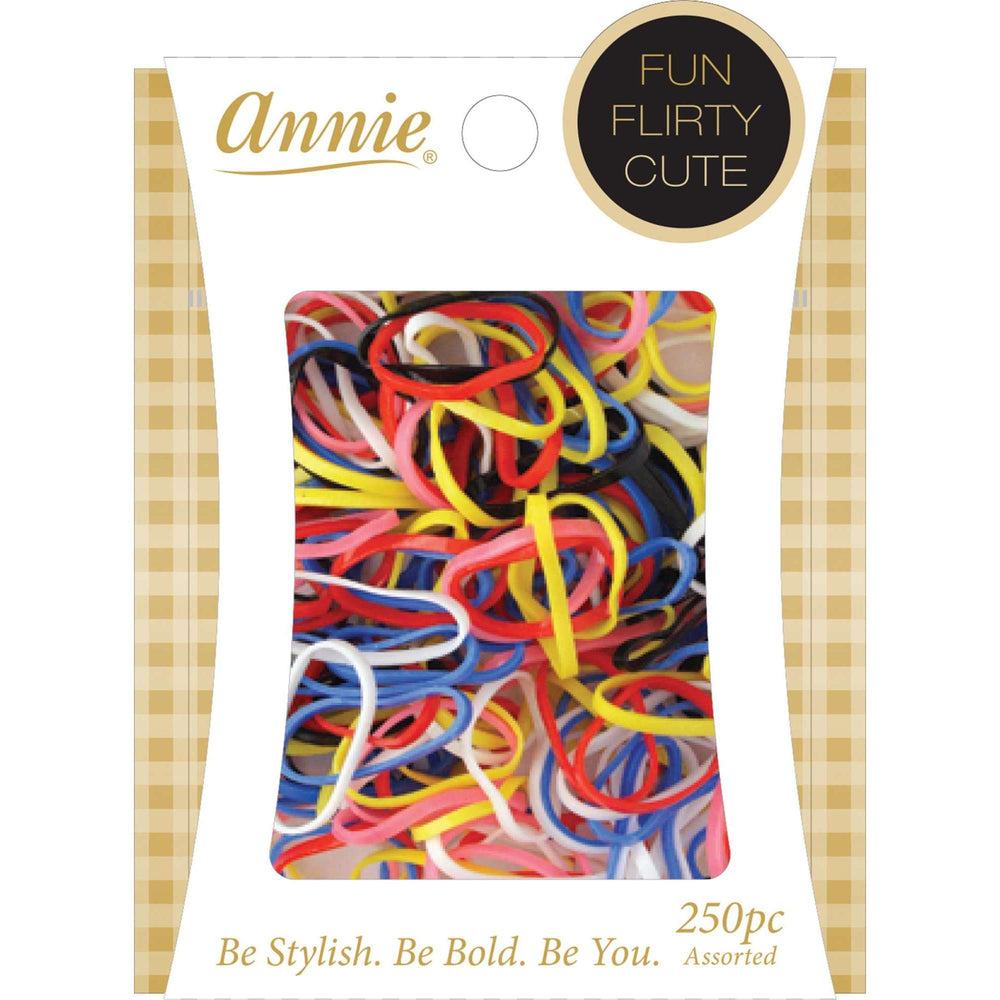 Annie Elastic Band 250ct Asst Color Rubber Bands Annie   