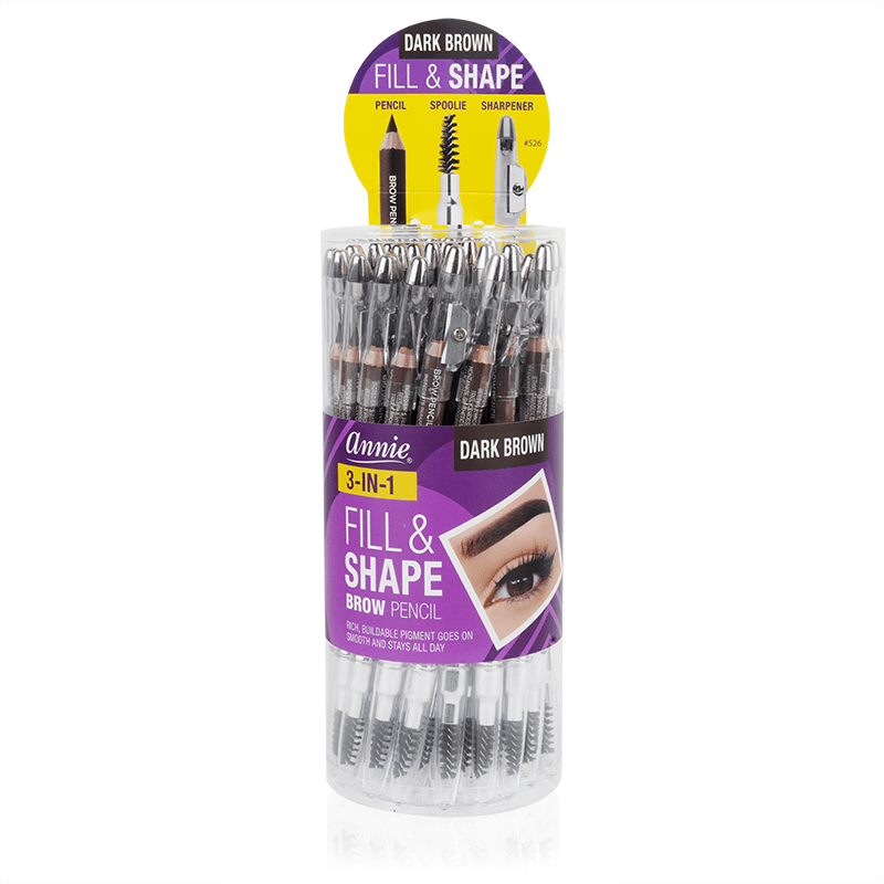 
                  
                    Load image into Gallery viewer, Annie Fill and Shape Brow Pencil with Sharpener &amp;amp; Spoolie 36ct
                  
                
