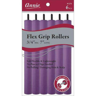Rodillos Annie Flex Grip 3/4 Pulgada Púrpura