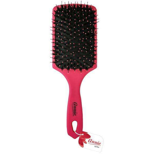 Annie International:Annie Paddle Brush Flexible Porcupine Bristle Pink