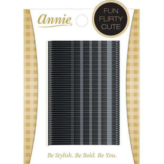 Horquilla Annie 5,5 cm 48 ct Negro