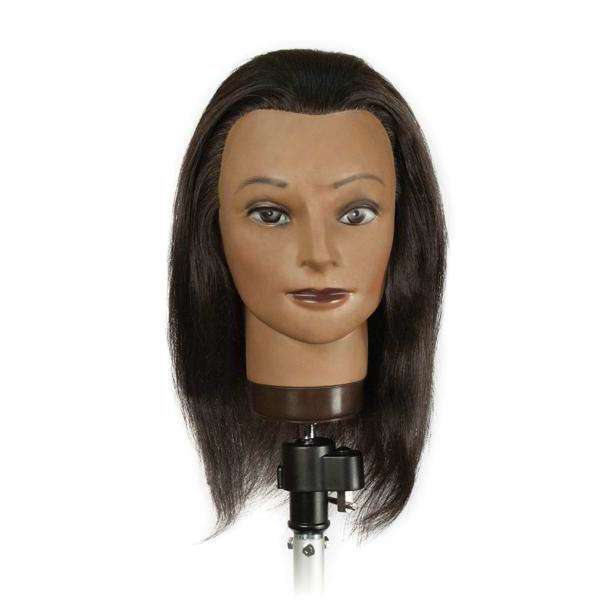 Annie Hairkins Series Mannequin Head 18In-20In Lisa 100% Human Hair