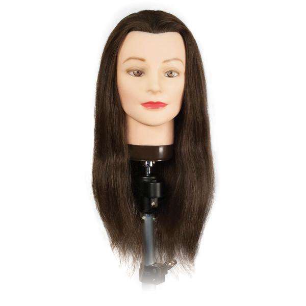 Annie - Annie Hairkins Series Mannequin Head 24In-26In Linsay 100% Human Hair - Annie International