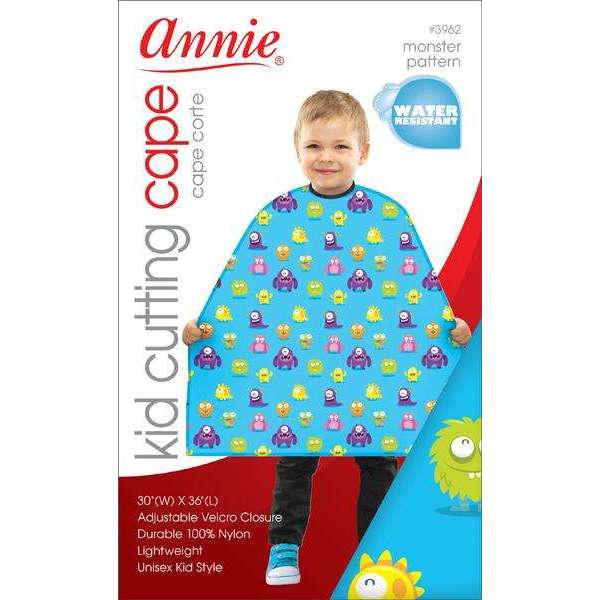 Annie - Annie Kid Cutting Cape Blue Pattern - Annie International
