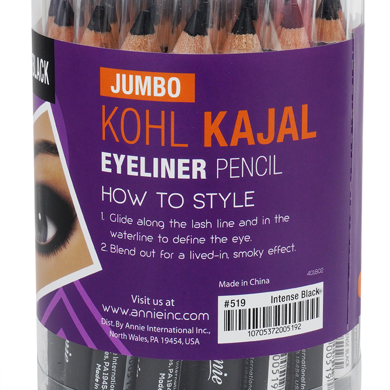 
                  
                    Load image into Gallery viewer, Annie Kohl Kajal Eyeliner Pencil 36ct Intense Black
                  
                