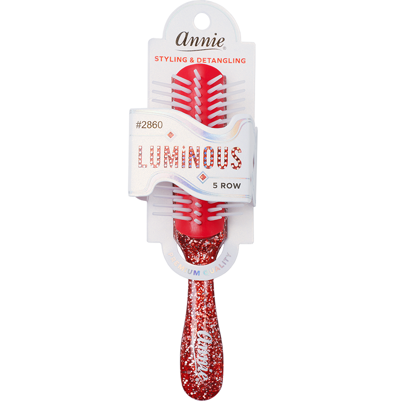 
                  
                    Cargar imagen en el visor de la galería, Annie Luminous 5 Row Styling Brush Assorted Colors Brushes Annie Red  
                  
                