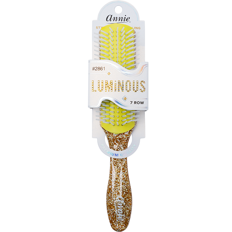 
                  
                    Cargar imagen en el visor de la galería, Annie Luminous 7 Row Styling Brush Assorted Colors Brushes Annie Gold  
                  
                