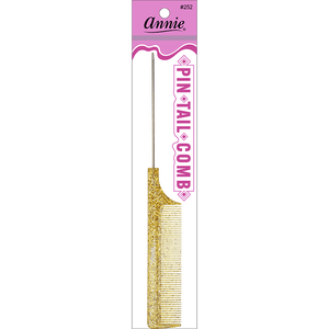 
                  
                    갤러리 뷰어에 이미지 로드, Annie Luminous Pin Tail Comb Asst Colors Combs Annie Gold  
                  
                