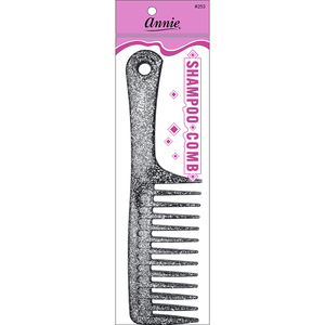 Annie Luminous Shampoo Comb Asst Color Combs Annie Black  