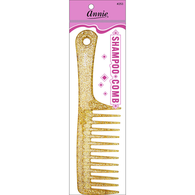 
                  
                    갤러리 뷰어에 이미지 로드, Annie Luminous Shampoo Comb Asst Color Combs Annie Gold  
                  
                