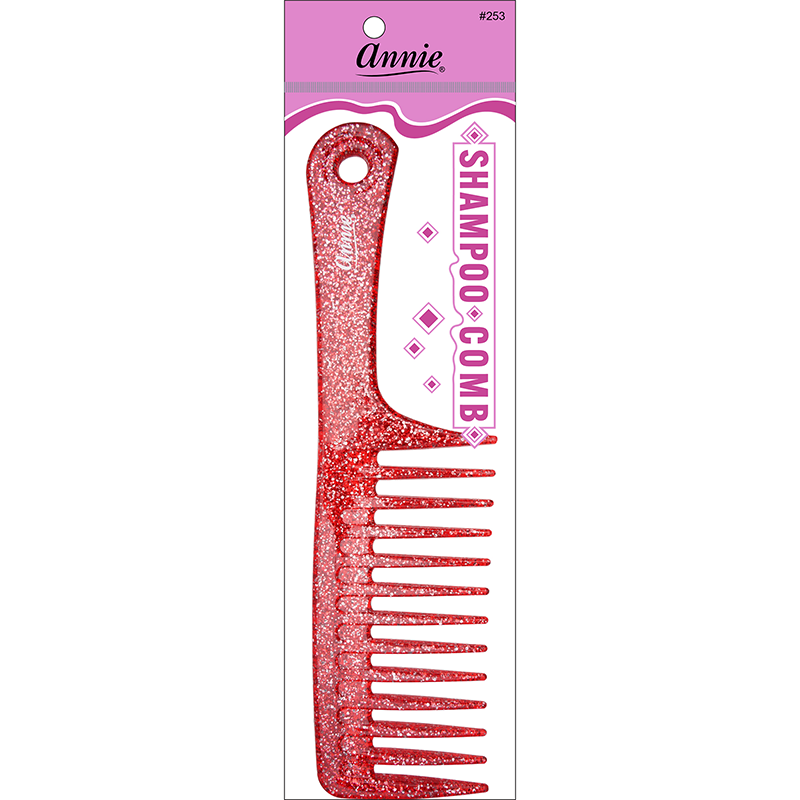 
                  
                    Cargar imagen en el visor de la galería, Annie Luminous Shampoo Comb Asst Color Combs Annie Red  
                  
                