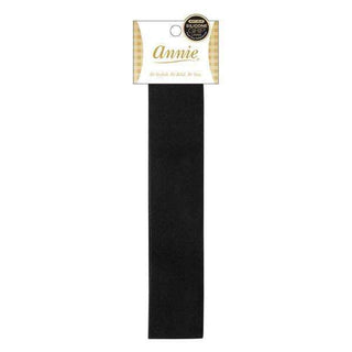 Diadema antideslizante Annie Forro de silicona negro 4,5 cm de ancho