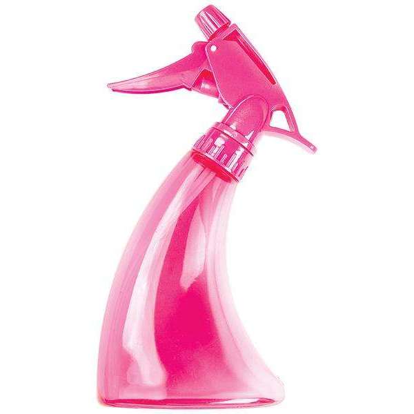 Annie International:Annie Ozen Series 10Oz.Curve Spray Bottle Pink