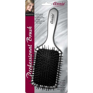 Annie Paddle Brush Large Silver
