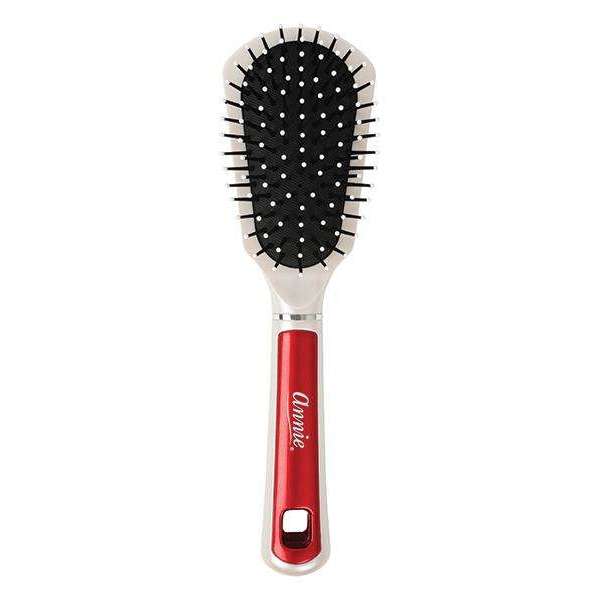 Annie Pearly Fan Cushion Styling Brush Red Brushes Annie   