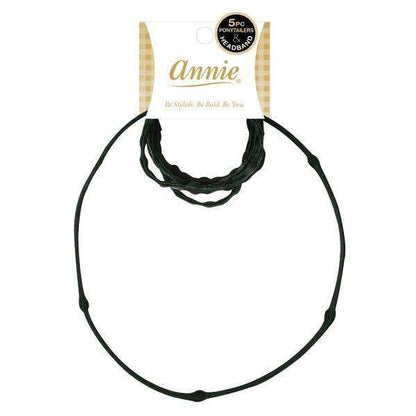 Annie Ponytailer 6ct Black Ponytailers Annie   